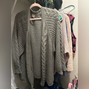 Grey cardigan